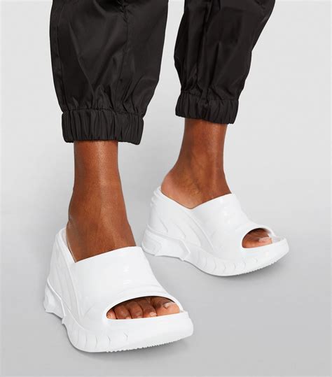 white givenchy sliders|givenchy marshmallow slide.